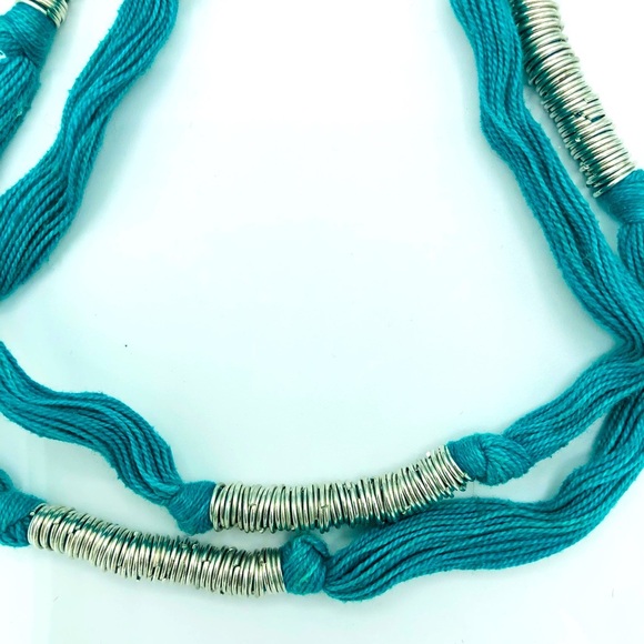Turquoise Nepalese Style Necklace - Picture 2 of 5